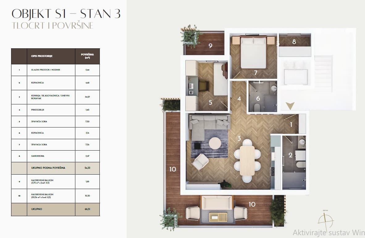 Luksuzna novogradnja: Kaštel Kambelovac 2S-M2 lift, garaža, useljenje 2026.-EKSKLUZIVNO!