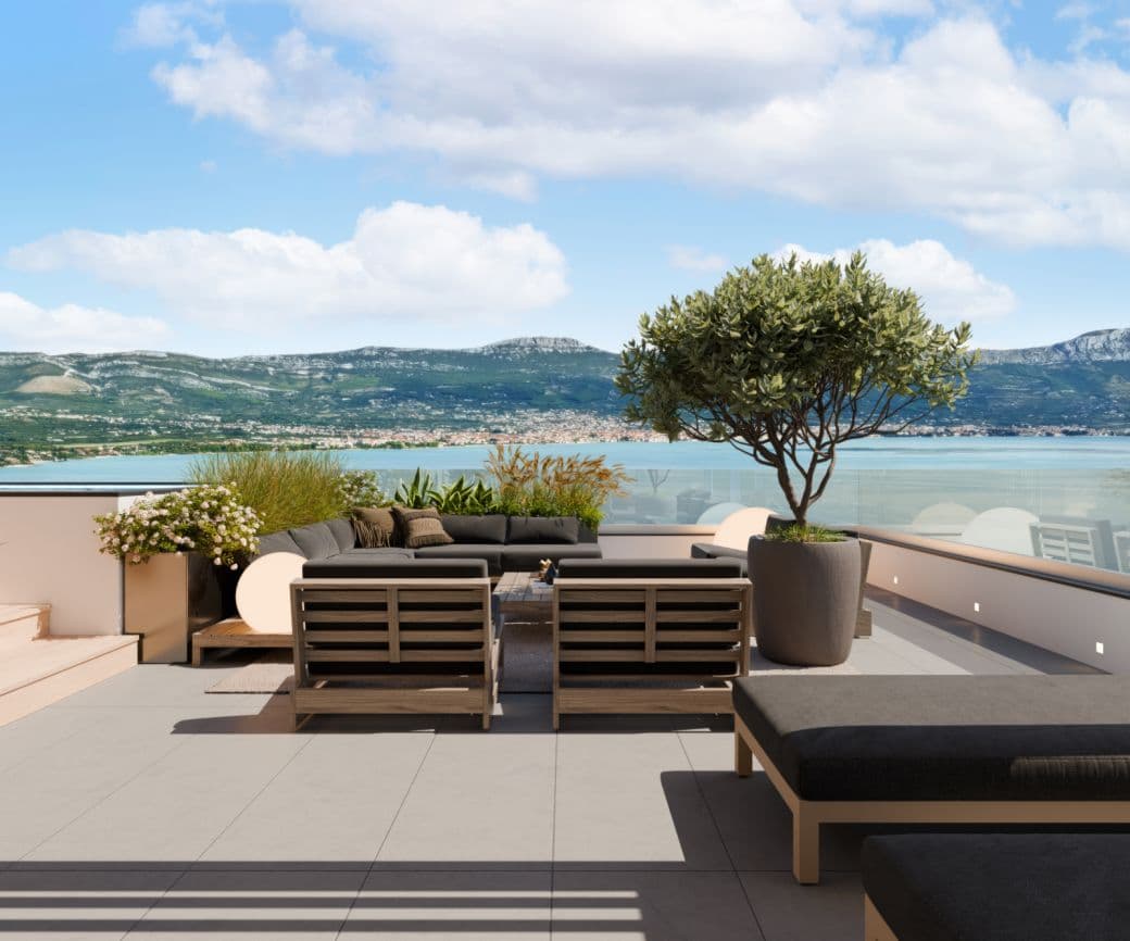 Novogradnja- Trosoban dvoetažan penthouse (P6-A5) Arbanija