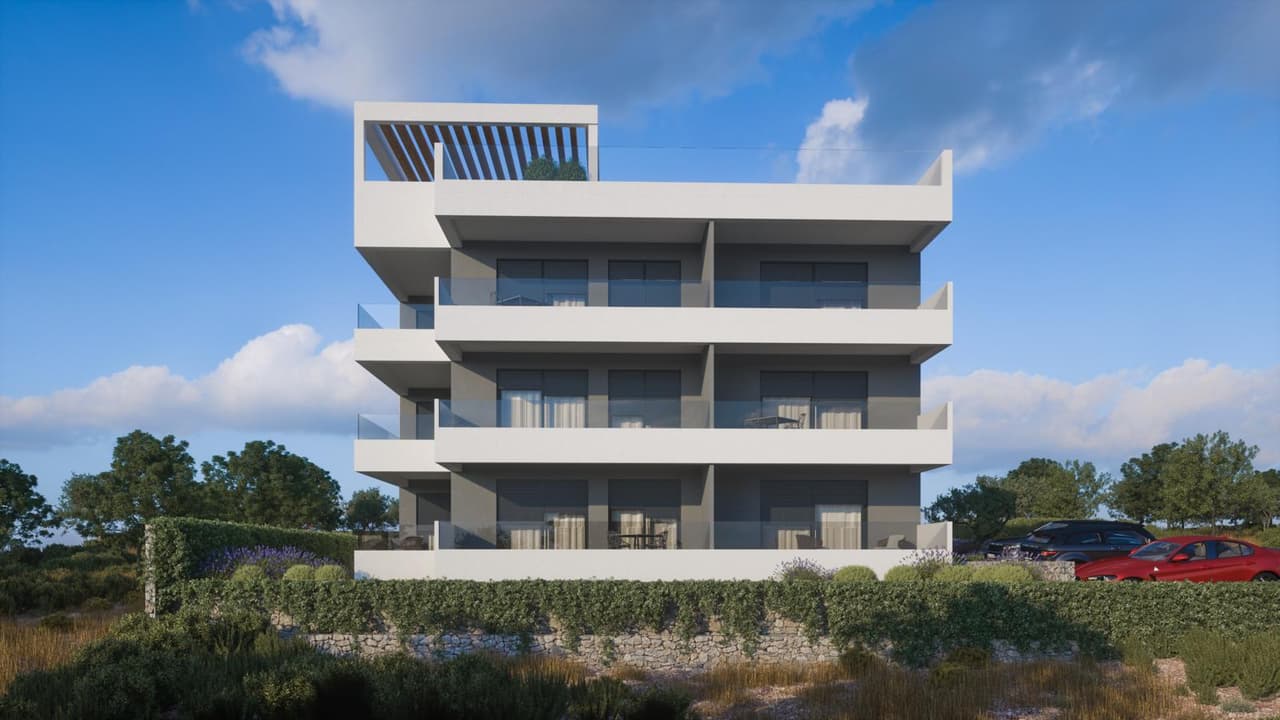 Dvosoban stan s balkonom i parkirnim mjestom- Seget Donji