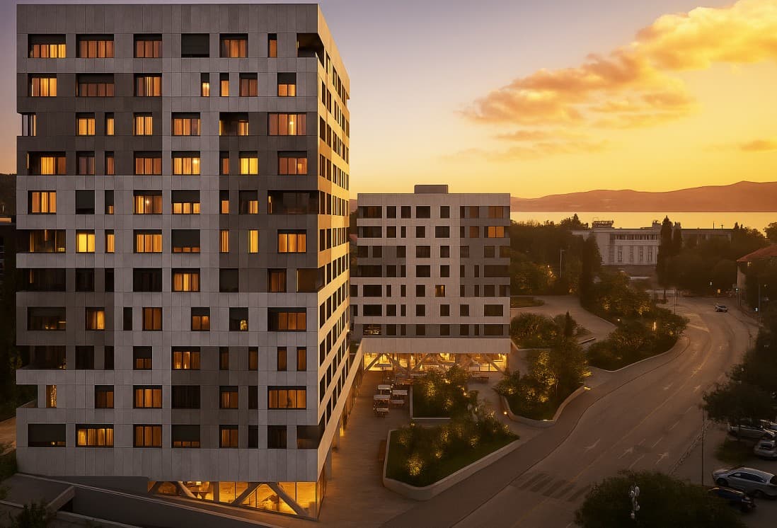 Luksuzna novogradnja LORA, projekt L68°- JEDNOSOBAN STAN (E402)